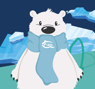 Eisbaden in der Leitmecke